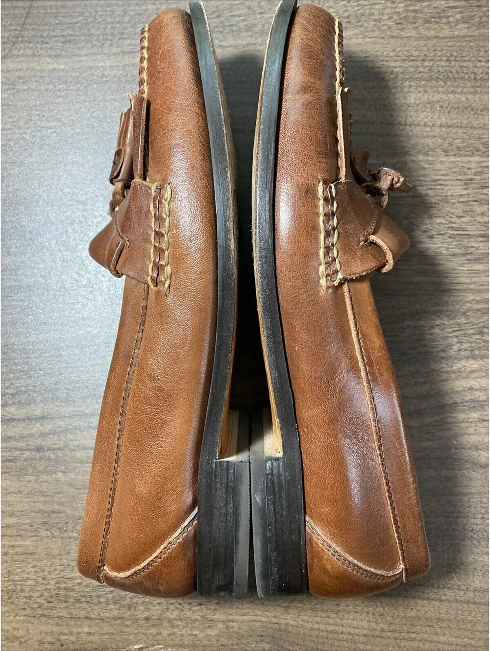 Men’s Johnston & Murphy Kaplan Saddle Tan 25-6203 Size 11.5M